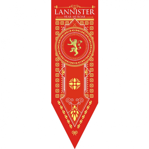 Newplay Game of thrones Lannister banner flagga