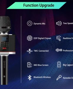 newplay bluetooth karaoke 18W X1 2049 inbyggda högtalare fjärrkontroll 5