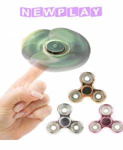 Fidget spinner i metall rosa