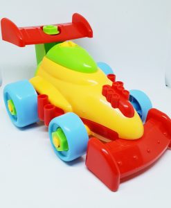 newplay byggmodell motorik leksak skruva ihop racerbil