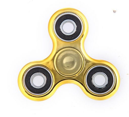 newplay fidget spinner metallfärgad guld