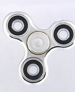 newplay fidget spinner metallfärgad silver