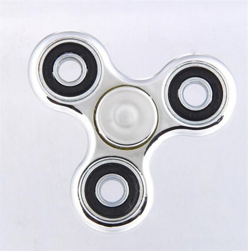 newplay fidget spinner metallfärgad silver