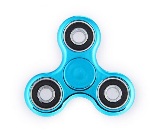 newplay fidget spinner metallfärgad turkos