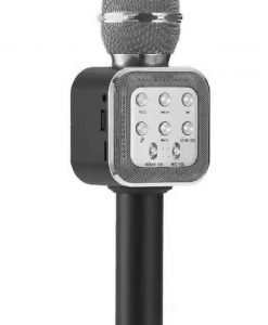 newplay ws-1818 bluetooth karaoke mikrofon silver