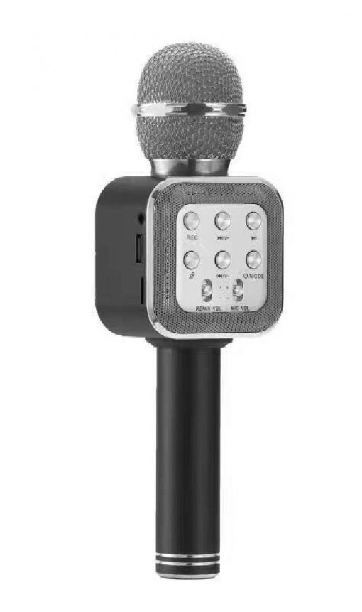 newplay ws-1818 bluetooth karaoke mikrofon silver